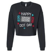 Happy Dot Day Gamers Game Controller Cropped Pullover Crew