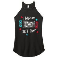 Happy Dot Day Gamers Game Controller Women's Perfect Tri Rocker Tank