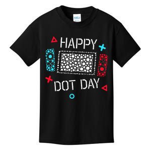 Happy Dot Day Gamers Game Controller Kids T-Shirt