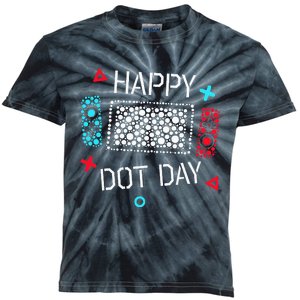 Happy Dot Day Gamers Game Controller Kids Tie-Dye T-Shirt