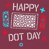 Happy Dot Day Gamers Game Controller 16oz Travel Tumbler
