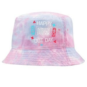 Happy Dot Day Gamers Game Controller Tie-Dyed Bucket Hat