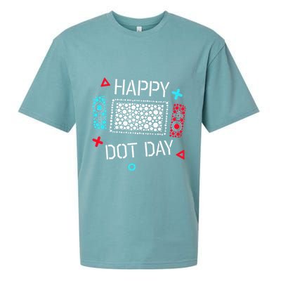 Happy Dot Day Gamers Game Controller Sueded Cloud Jersey T-Shirt