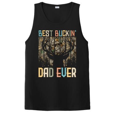 Hunter Dad Dad Deer Hunting Hunting Best Buckin Dad Ever Cool Gift PosiCharge Competitor Tank