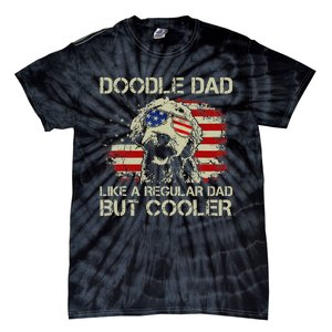 hug day Doodle Dad Goldendoodle Regular Dad But Cooler Tie-Dye T-Shirt