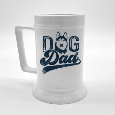 Husky Dog Dad Siberian Husky Beer Stein