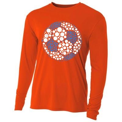 Happy Dot Day International Dot Day Polka Dot Soccer Cooling Performance Long Sleeve Crew