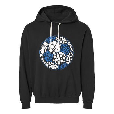 Happy Dot Day International Dot Day Polka Dot Soccer Garment-Dyed Fleece Hoodie