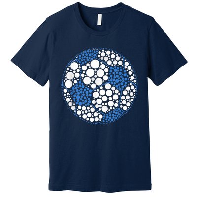 Happy Dot Day International Dot Day Polka Dot Soccer Premium T-Shirt