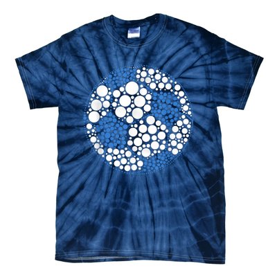 Happy Dot Day International Dot Day Polka Dot Soccer Tie-Dye T-Shirt