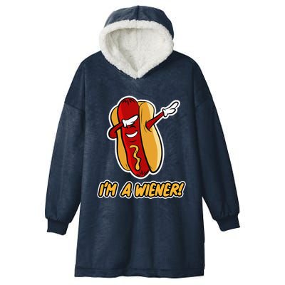 Hot Dog Design For And Women Im A Wiener Hooded Wearable Blanket