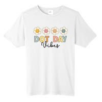 Happy Dot Day Hippie Flowers Dot Day Vibes Kids Girls Tall Fusion ChromaSoft Performance T-Shirt