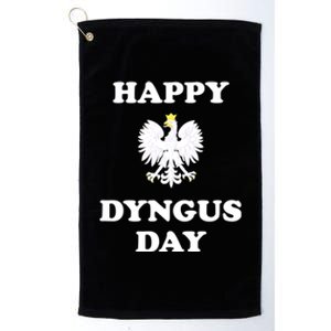 Happy Dyngus Day Polska Polish White Eagle Platinum Collection Golf Towel