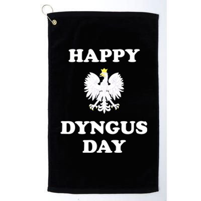 Happy Dyngus Day Polska Polish White Eagle Platinum Collection Golf Towel