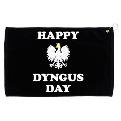 Happy Dyngus Day Polska Polish White Eagle Grommeted Golf Towel