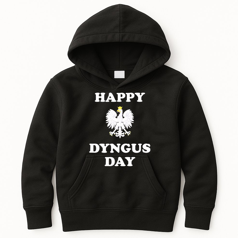Happy Dyngus Day Polska Polish White Eagle Kids Hoodie