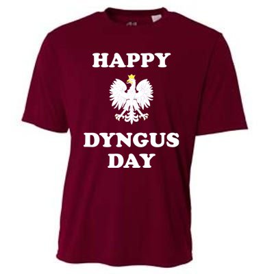 Happy Dyngus Day Polska Polish White Eagle Cooling Performance Crew T-Shirt