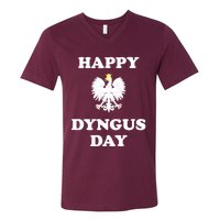 Happy Dyngus Day Polska Polish White Eagle V-Neck T-Shirt