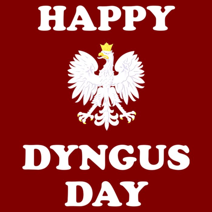 Happy Dyngus Day Polska Polish White Eagle Beanie
