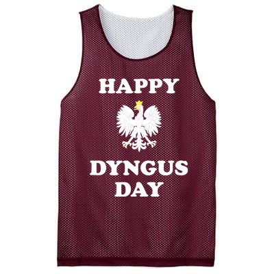 Happy Dyngus Day Polska Polish White Eagle Mesh Reversible Basketball Jersey Tank