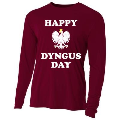 Happy Dyngus Day Polska Polish White Eagle Cooling Performance Long Sleeve Crew