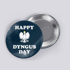 Happy Dyngus Day Polska Polish White Eagle Button