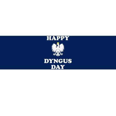 Happy Dyngus Day Polska Polish White Eagle Bumper Sticker