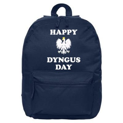 Happy Dyngus Day Polska Polish White Eagle 16 in Basic Backpack