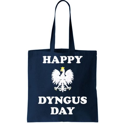 Happy Dyngus Day Polska Polish White Eagle Tote Bag