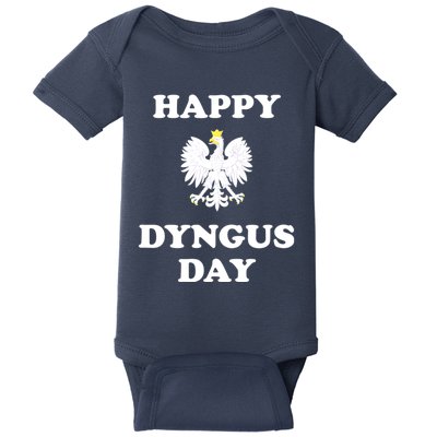 Happy Dyngus Day Polska Polish White Eagle Baby Bodysuit