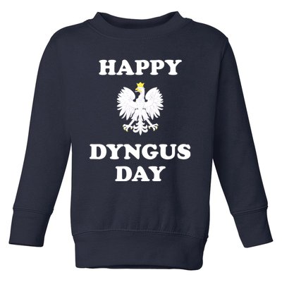 Happy Dyngus Day Polska Polish White Eagle Toddler Sweatshirt