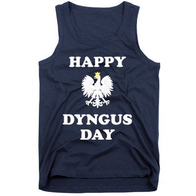 Happy Dyngus Day Polska Polish White Eagle Tank Top