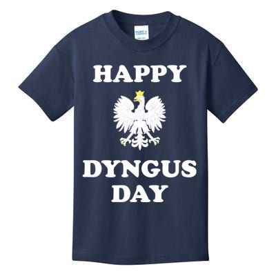 Happy Dyngus Day Polska Polish White Eagle Kids T-Shirt