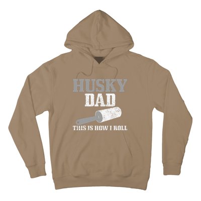 Husky Dad Dog Hair Funny Siberian Husky Hoodie