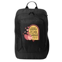 Heart Disease Doesn't Come With A Ual Chd Awareness Month Gift City Backpack