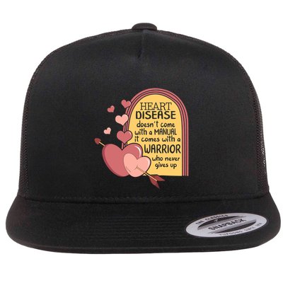 Heart Disease Doesn't Come With A Ual Chd Awareness Month Gift Flatbill Hat