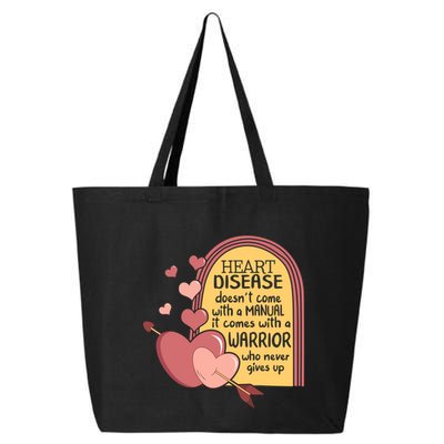 Heart Disease Doesn't Come With A Ual Chd Awareness Month Gift 25L Jumbo Tote