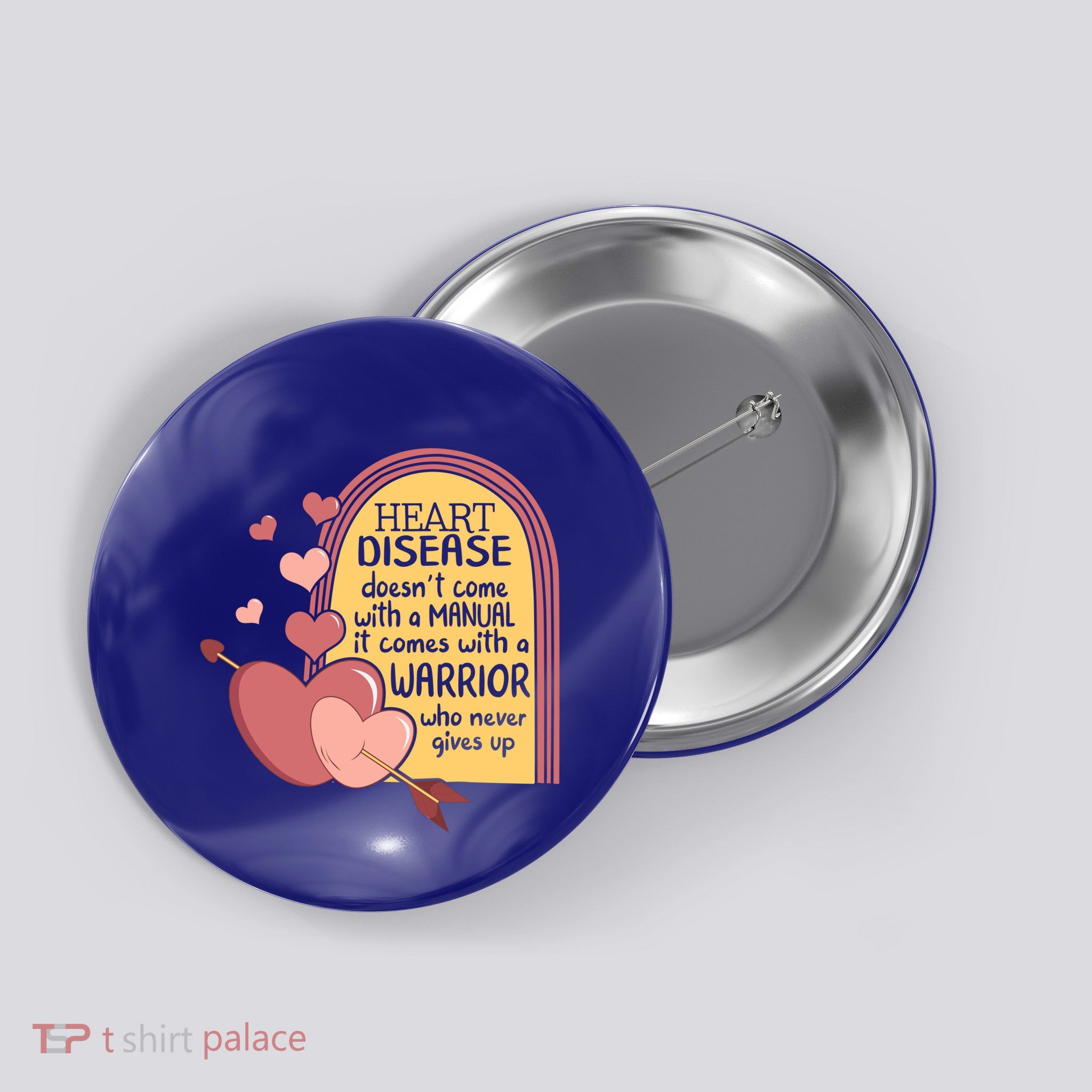 Heart Disease Doesn't Come With A Ual Chd Awareness Month Gift Button