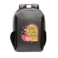 Heart Disease Doesn't Come With A Ual Chd Awareness Month Gift Vector Backpack