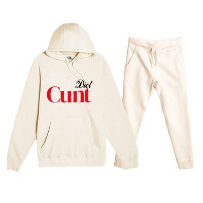 Honeysuckle Drive Diet Cunt Premium Hooded Sweatsuit Set