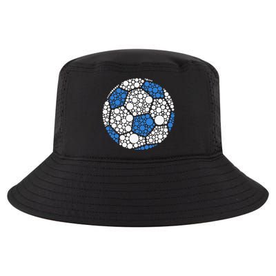 Happy Dot Day 2024 Polka Dot Soccer Ball Lover Gift Cool Comfort Performance Bucket Hat