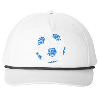 Happy Dot Day 2024 Polka Dot Soccer Ball Lover Gift Snapback Five-Panel Rope Hat