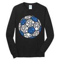 Happy Dot Day 2024 Polka Dot Soccer Ball Lover Gift Tall Long Sleeve T-Shirt