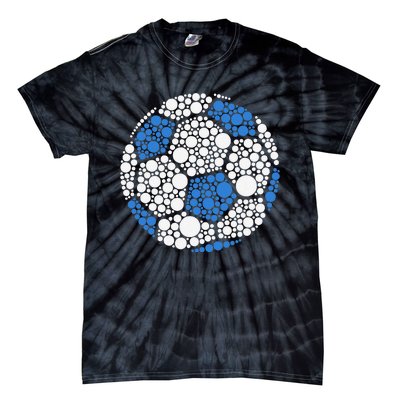 Happy Dot Day 2024 Polka Dot Soccer Ball Lover Gift Tie-Dye T-Shirt