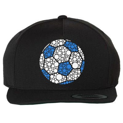 Happy Dot Day 2024 Polka Dot Soccer Ball Lover Gift Wool Snapback Cap