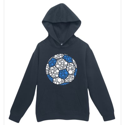 Happy Dot Day 2024 Polka Dot Soccer Ball Lover Gift Urban Pullover Hoodie