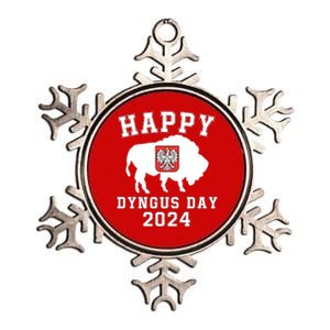 Happy Dyngus Day 2024 Dyngus Day Polish American Polska White Eagle Polish Eagle Metallic Star Ornament