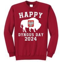 Happy Dyngus Day 2024 Dyngus Day Polish American Polska White Eagle Polish Eagle Tall Sweatshirt