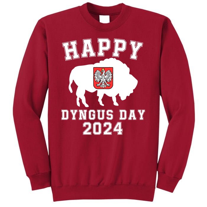 Happy Dyngus Day 2024 Dyngus Day Polish American Polska White Eagle Polish Eagle Tall Sweatshirt