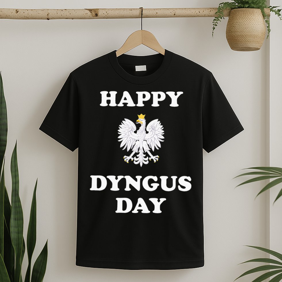 Happy Dyngus Day Polska Polish White Eagle T-Shirt